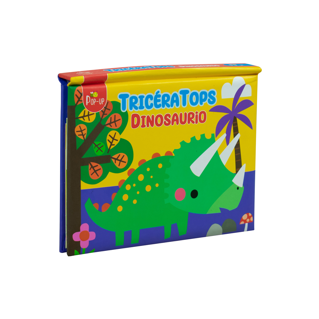 Libro infantil Pop up Tricératops Dinosaurio - 9786075772998