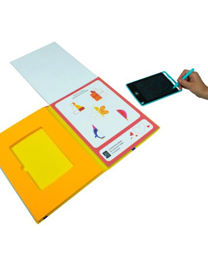 Libro infantil con tableta Mi primer libro de actividades con tableta 4+ ¡Letras, números y más! (Aqua) - 9789465056906-1