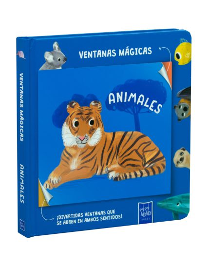 Libro infantil con ventanas Ventanas mágicas Animales - 9789465056920