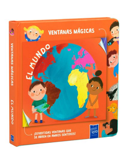 Libro infantil con ventanas Ventanas mágicas El mundo - 9789465056937