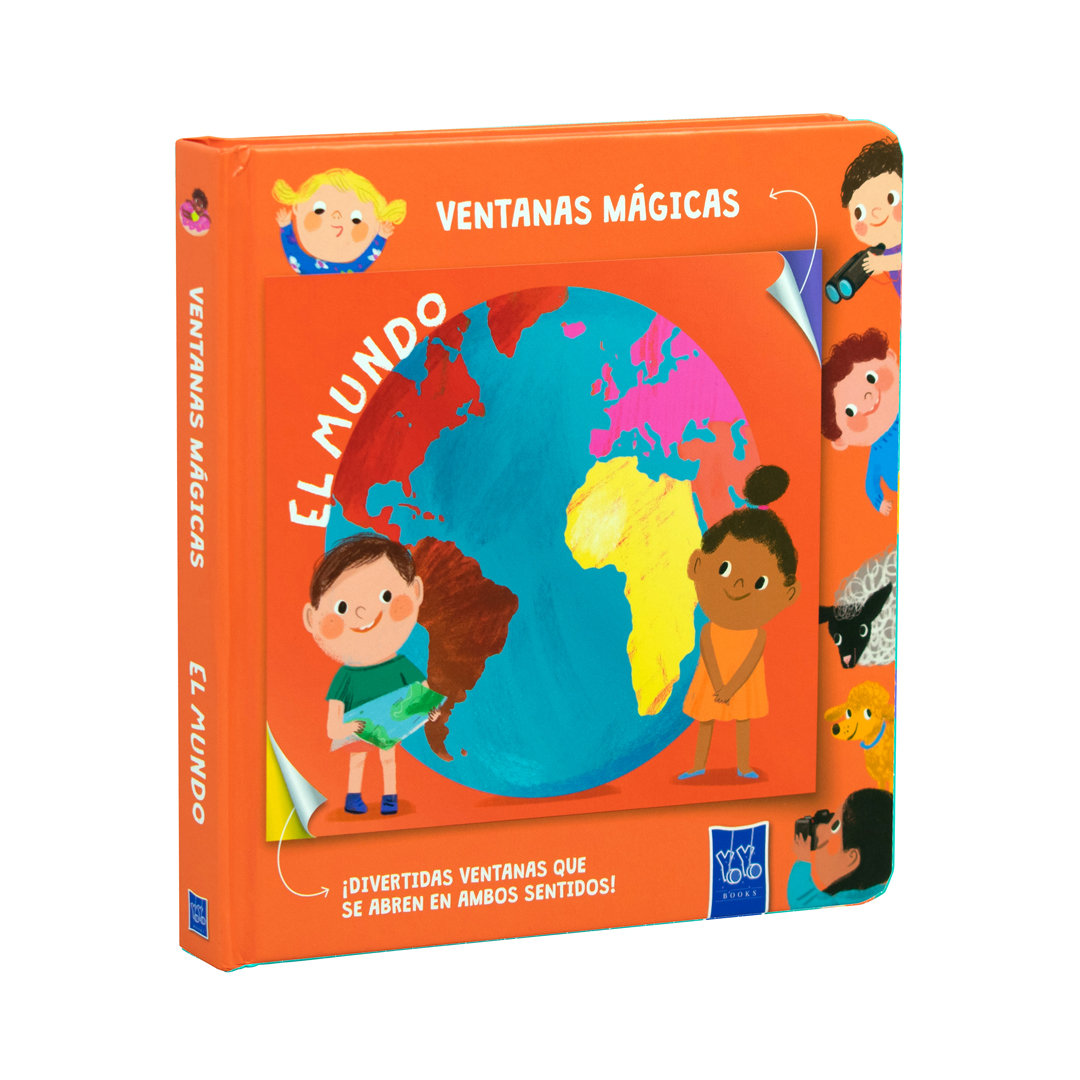 Libro infantil con ventanas Ventanas mágicas El mundo - 9789465056937