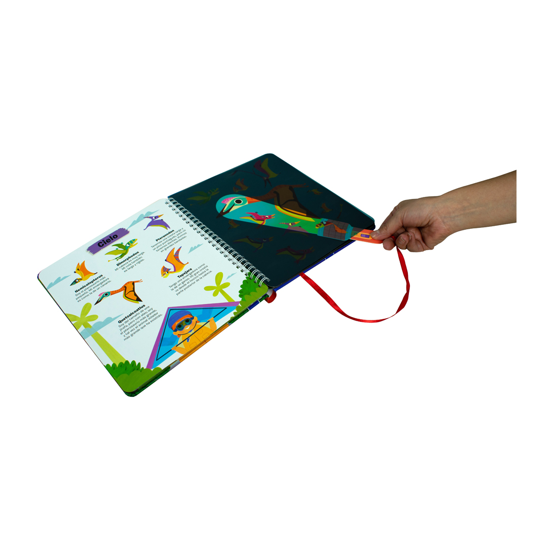 ¡Alumbra y explora! Dinosaurios - 9789465057910-1