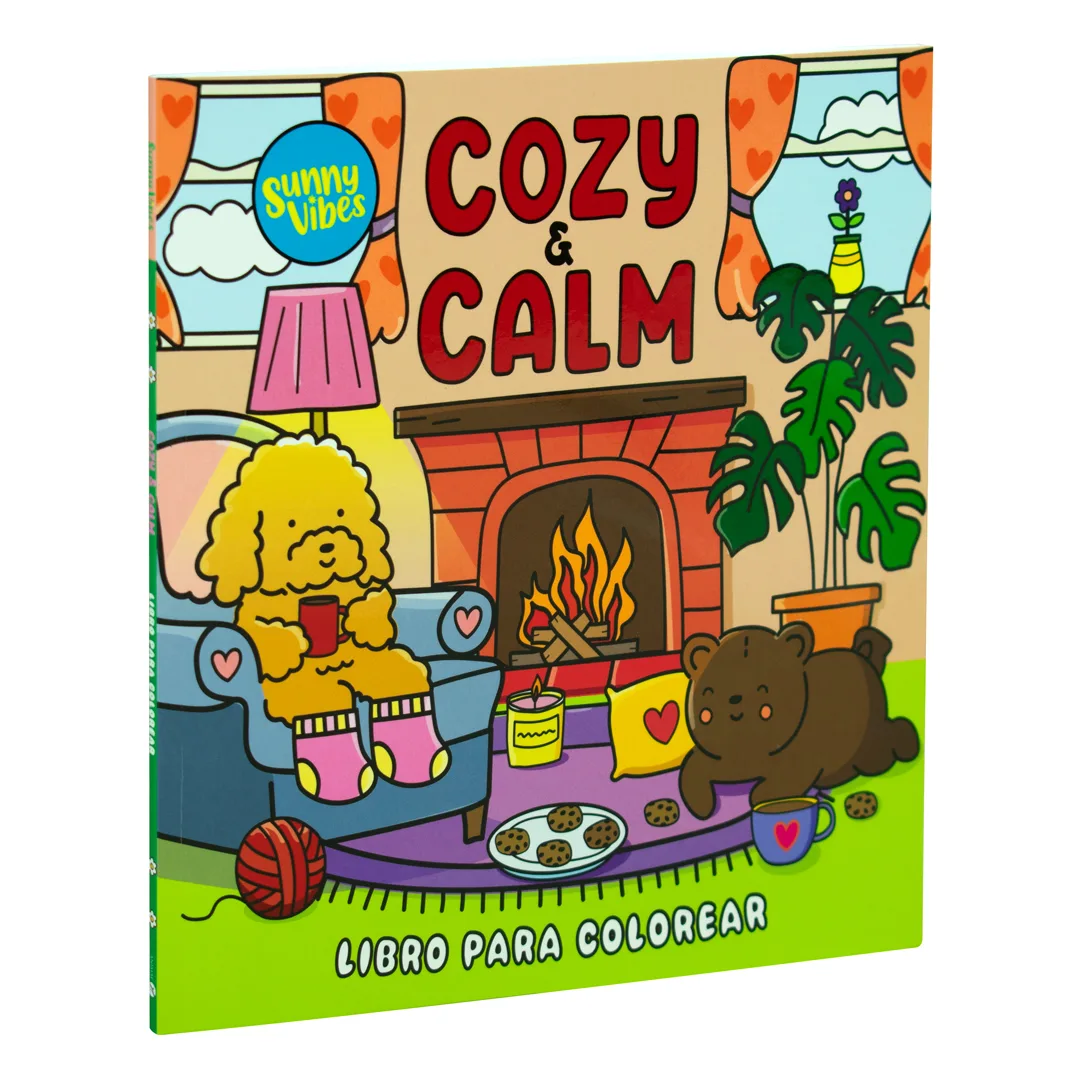 Libro para Colorear Sunny Vibes Cozy & Calm - 9786075773209