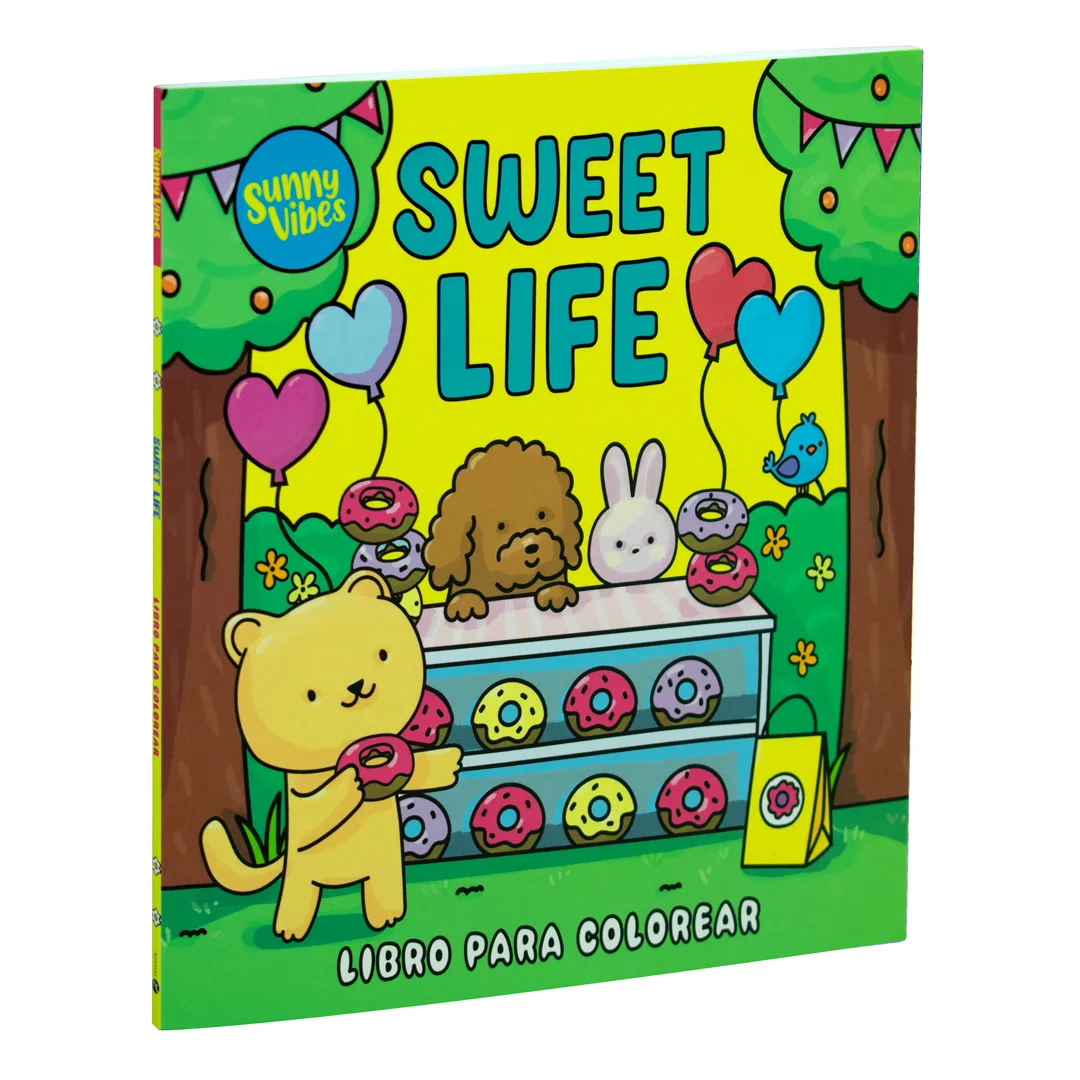 Libro para Colorear Sunny Vibes Sweet Life - 9786075773230