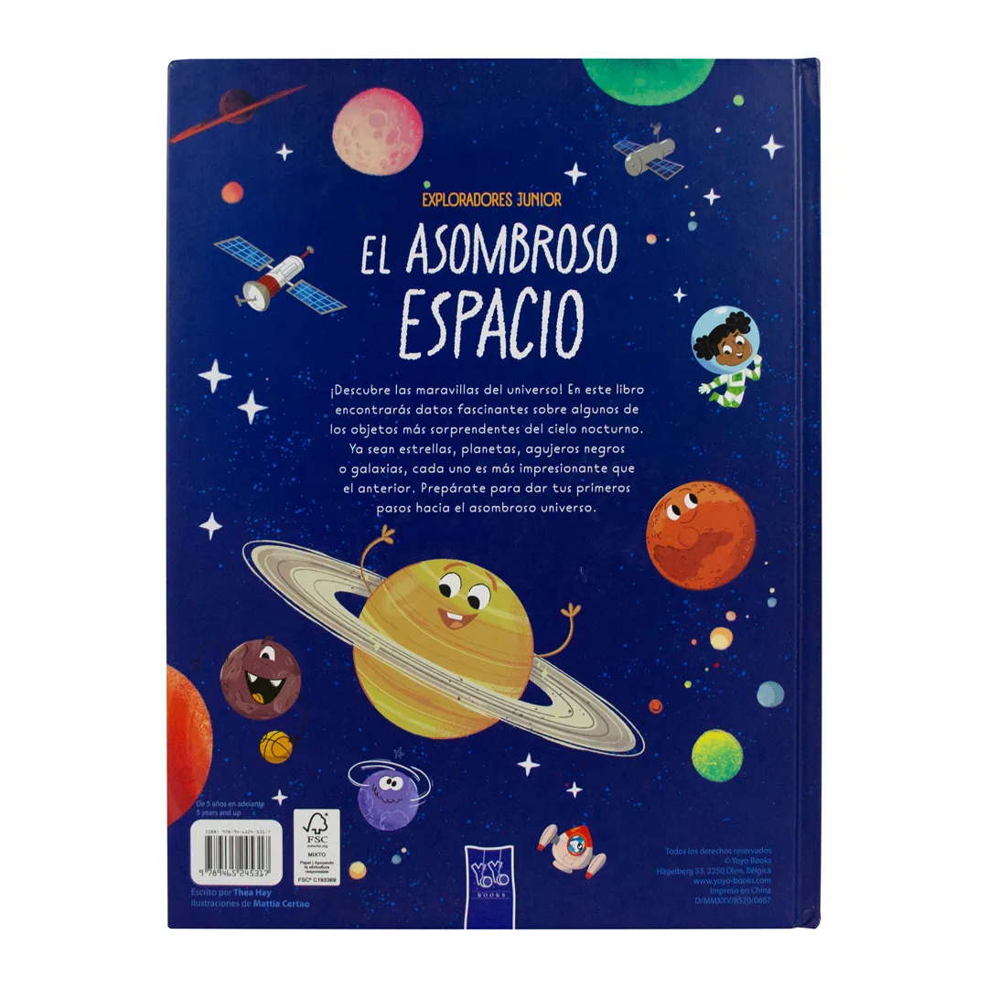 Enciclopedia Infantil Exploradores Junior El Asombroso Espacio - 9789465245317-3