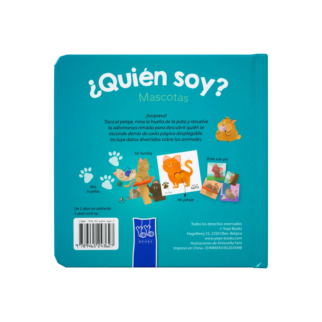 Libro Infantil con Textura ¿Quién Soy Mascotas - 9789465243627-3