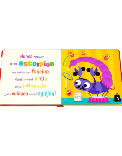 Libro infantil con textura ¡Nunca toques a una vibora - 9786075328690-1