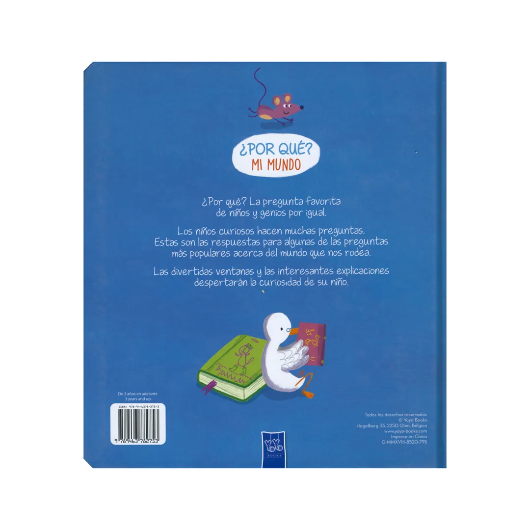 Libro Infantil con Ventanas ¿Por Qué Mi Mundo - 9789463782753-3