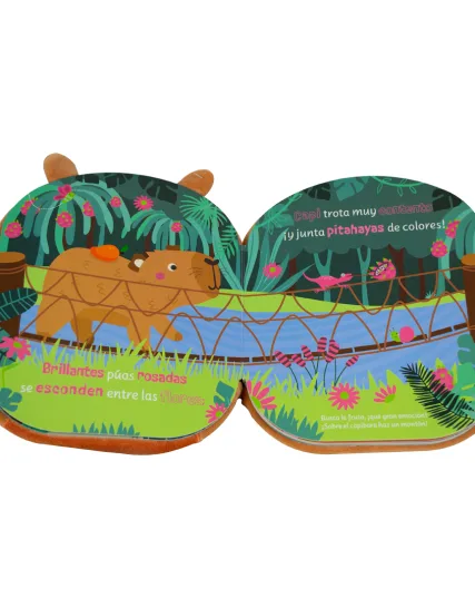 Cuento para bebés Tierno y abrazable Capibara Curioso - 9786075774046-1