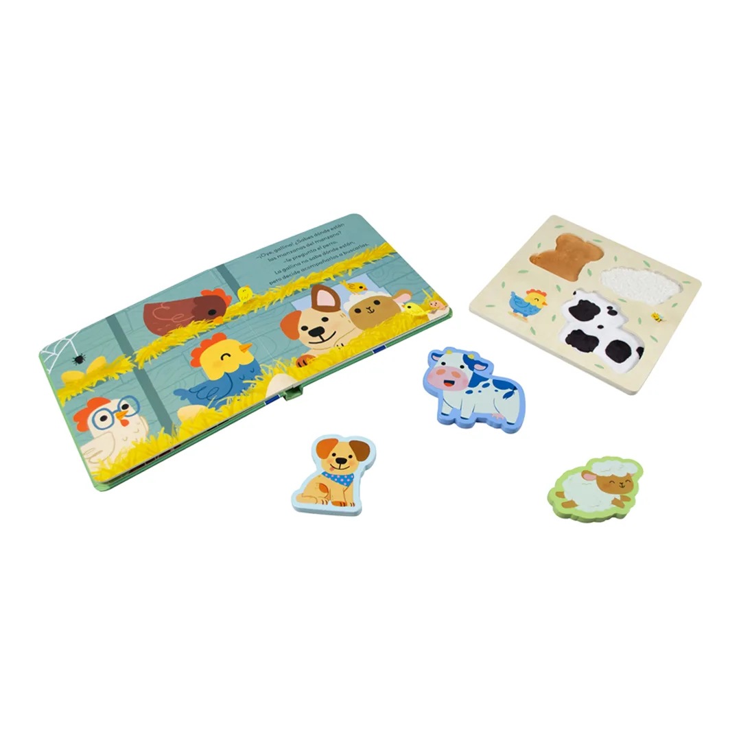 Libro Infantil Mi primer cuento con rompecabezas de madera En la granja - 9789465246581-1