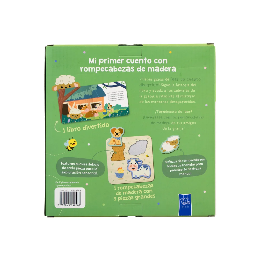 Libro Infantil Mi primer cuento con rompecabezas de madera En la granja - 9789465246581-3
