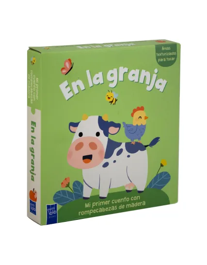 Libro Infantil Mi primer cuento con rompecabezas de madera En la granja - 9789465246581