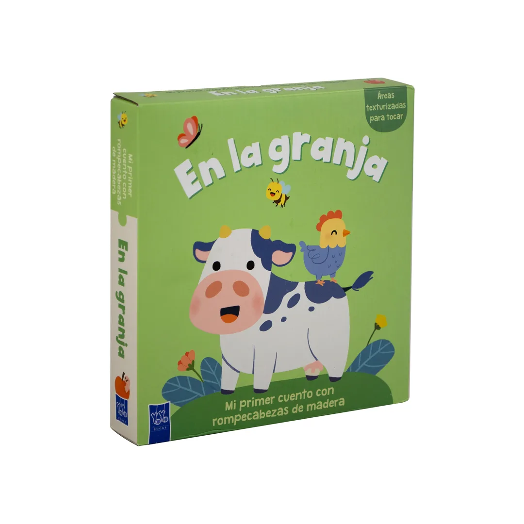 Libro Infantil Mi primer cuento con rompecabezas de madera En la granja - 9789465246581