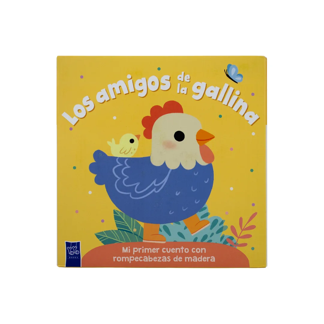 Libro Infantil Mi primer cuento con rompecabezas de madera Los amigos de la gallina - 9789465246604-2