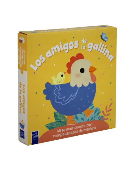 Libro Infantil Mi primer cuento con rompecabezas de madera Los amigos de la gallina - 9789465246604