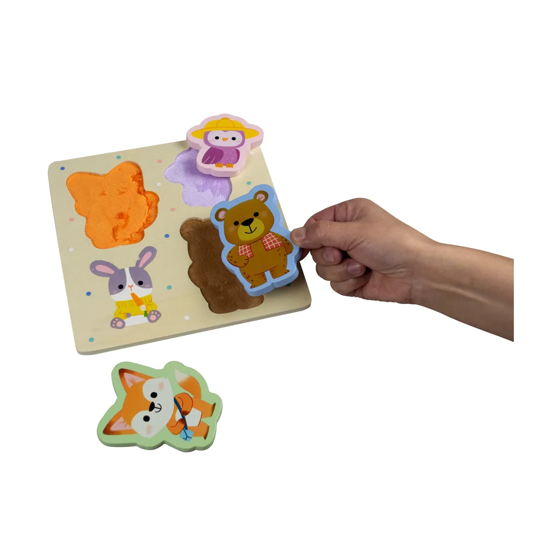 Libro Infantil Mi primer cuento con rompecabezas de madera Los amigos del bosque - 9789465246598-4
