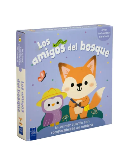 Libro Infantil Mi primer cuento con rompecabezas de madera Los amigos del bosque - 9789465246598