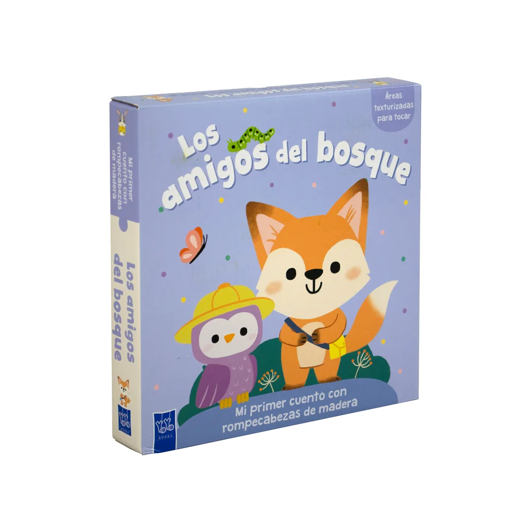 Libro Infantil Mi primer cuento con rompecabezas de madera Los amigos del bosque - 9789465246598