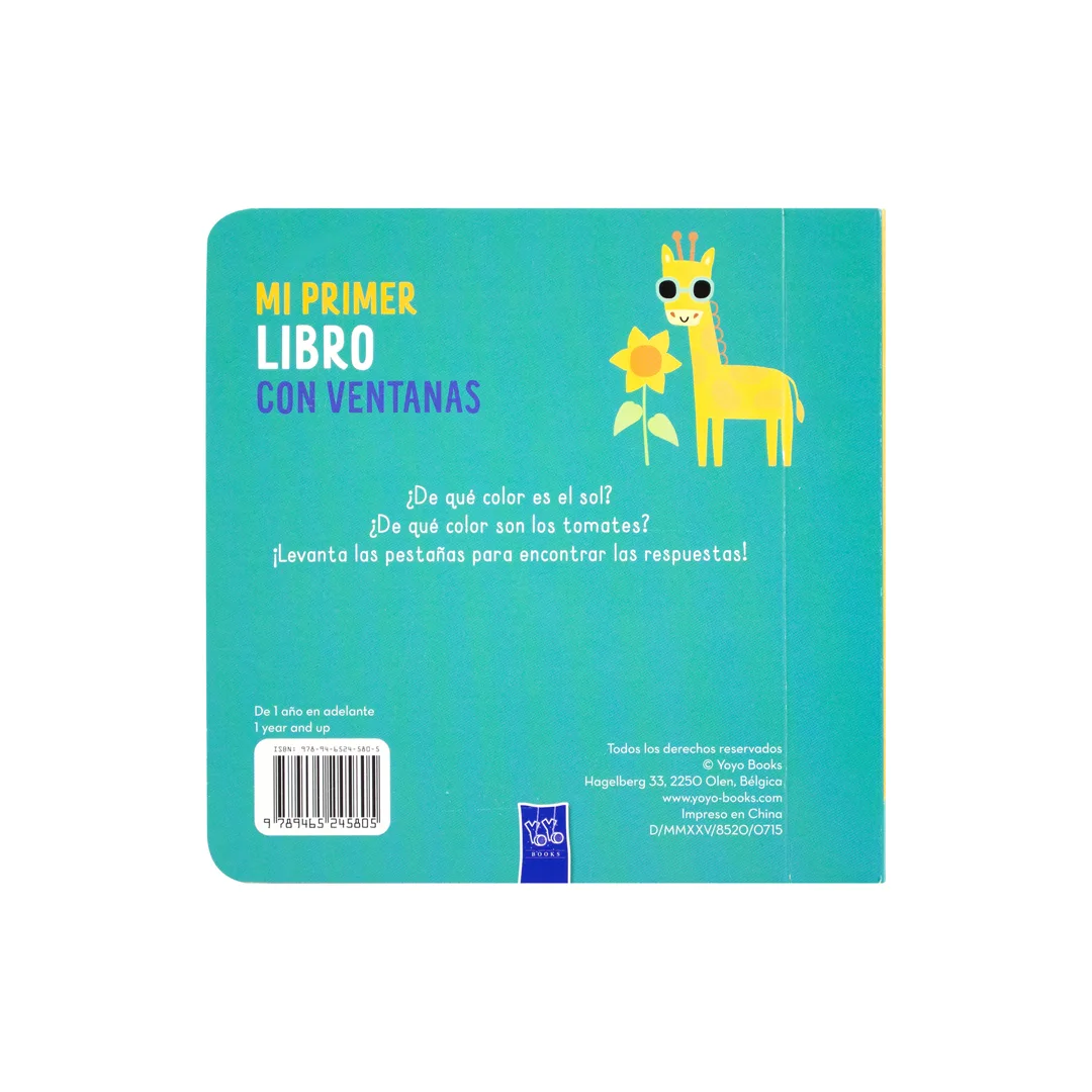 Libro Infantil Mi primer libro con ventanas Colores - 9789465245805-3