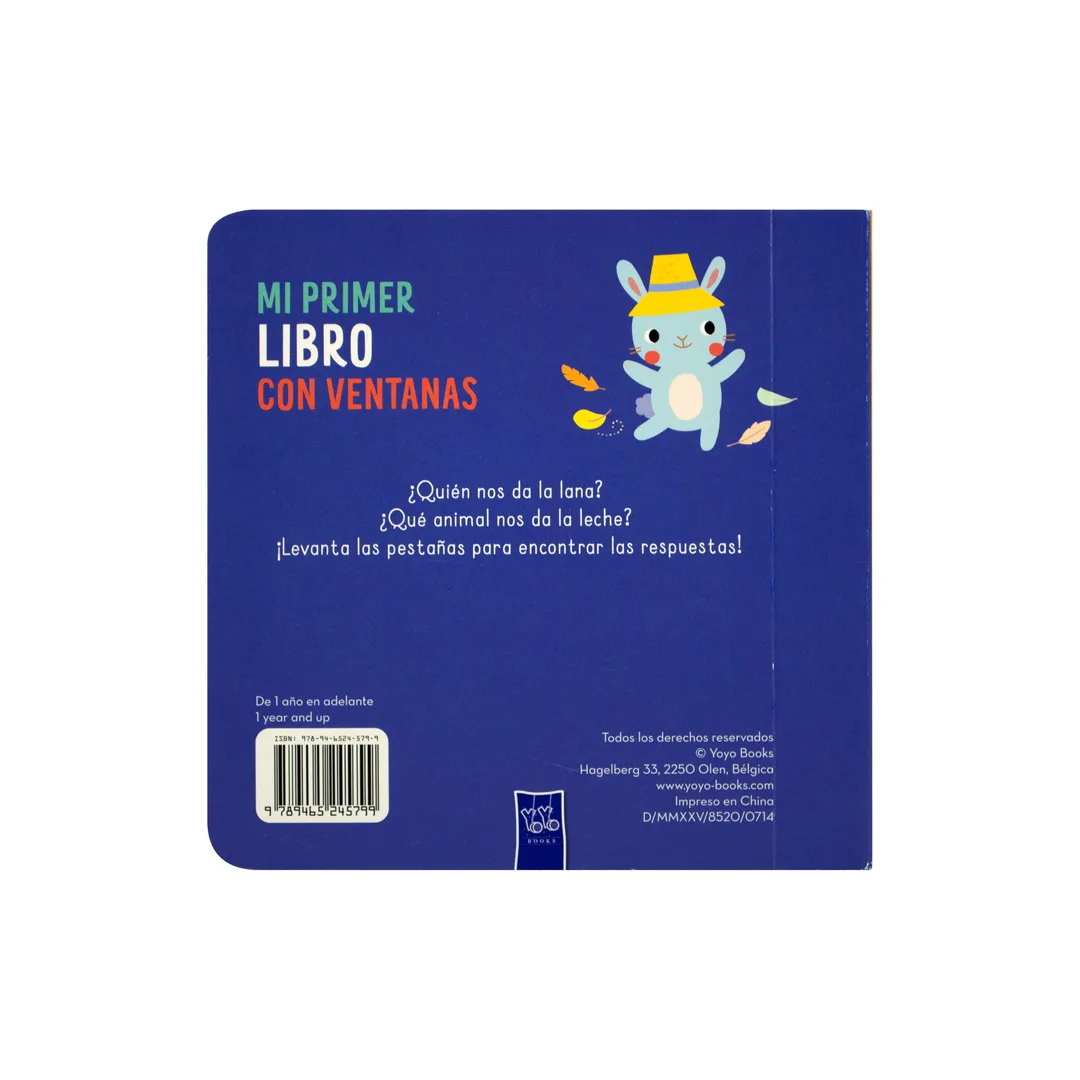 Libro Infantil Mi primer libro con ventanas La granja - 9789465245799-3
