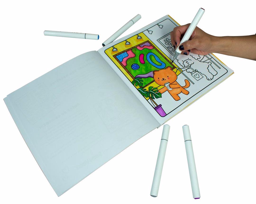 LIBRO PARA COLOREAR COZY WEEKEND